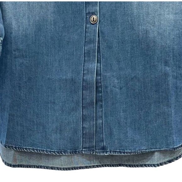 New Sandrine Rose X Free People Honored Original Demim Shirt/Dress - Picture 8 of 9